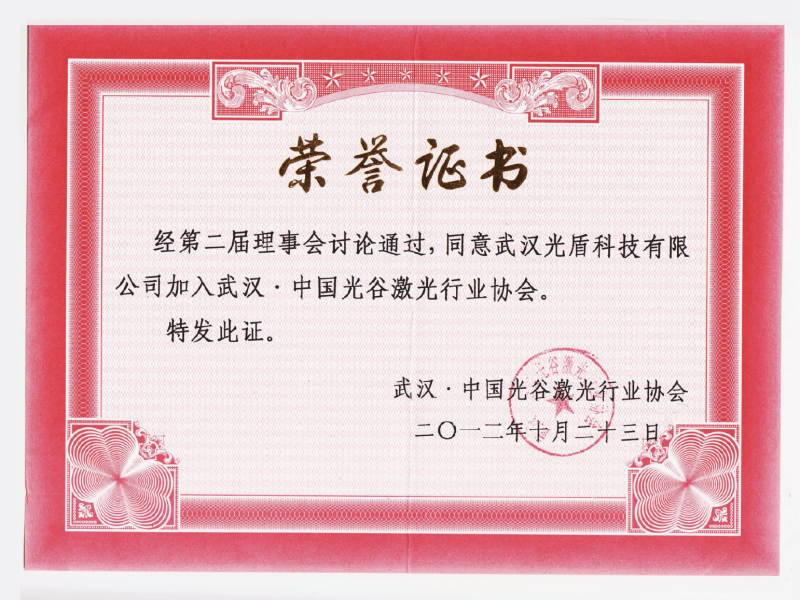 Certificate of Honor