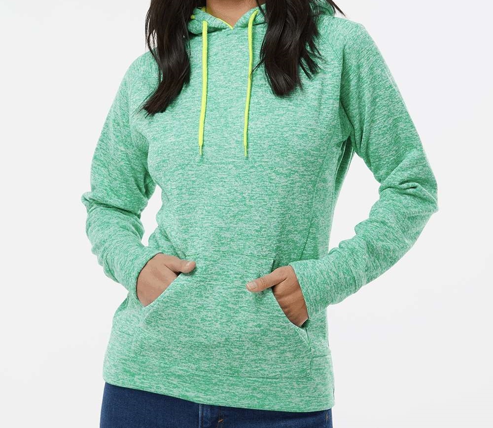 Women's Floral Print Hooded Sweatshirt