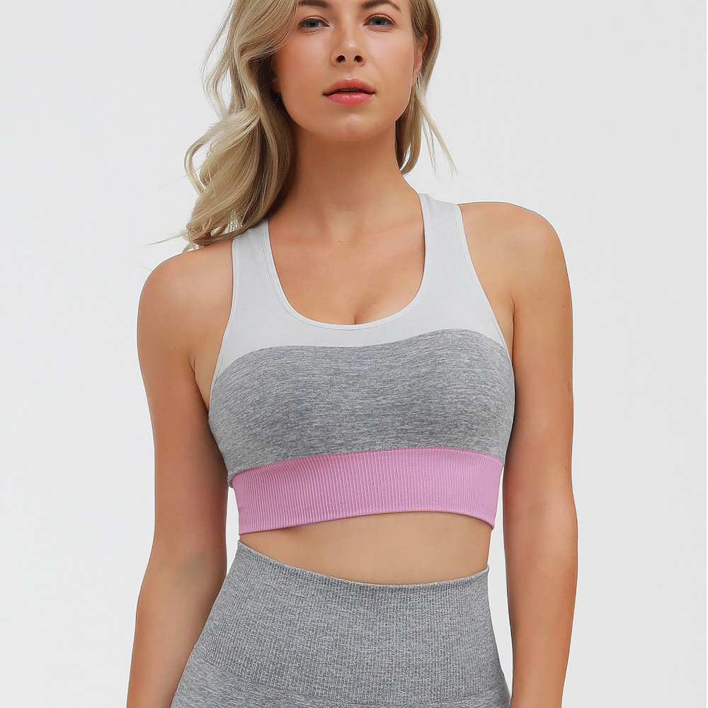 High quality hot selling workout 2 pieces suit  2025 bras and leggings sport seamless yoga suit