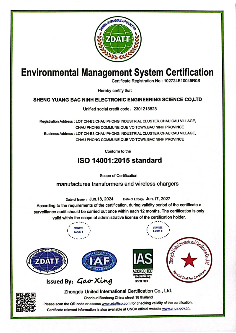 Environmental Management System Certification