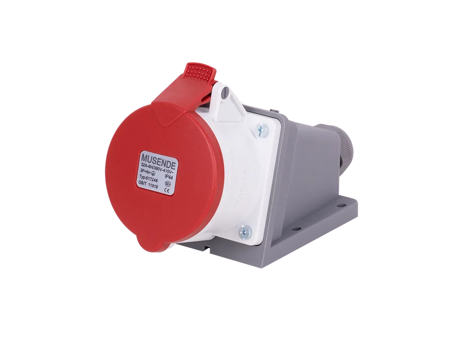 Straight connector 32A 5 pole IP44