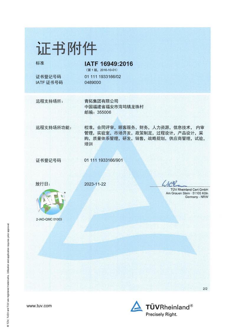 IATF16949 Automotive Quality Management System IATF16949 Automotive Quality Management System