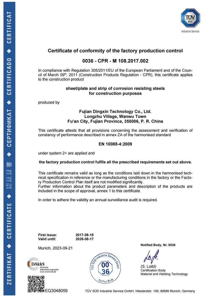 EU Construction Products Regulation (CPR) EU Construction Products Regulation (CPR)