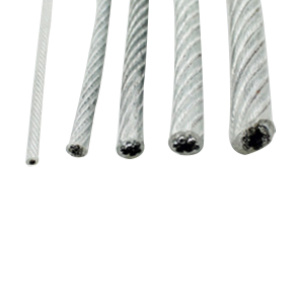 Cable de acero recubierto