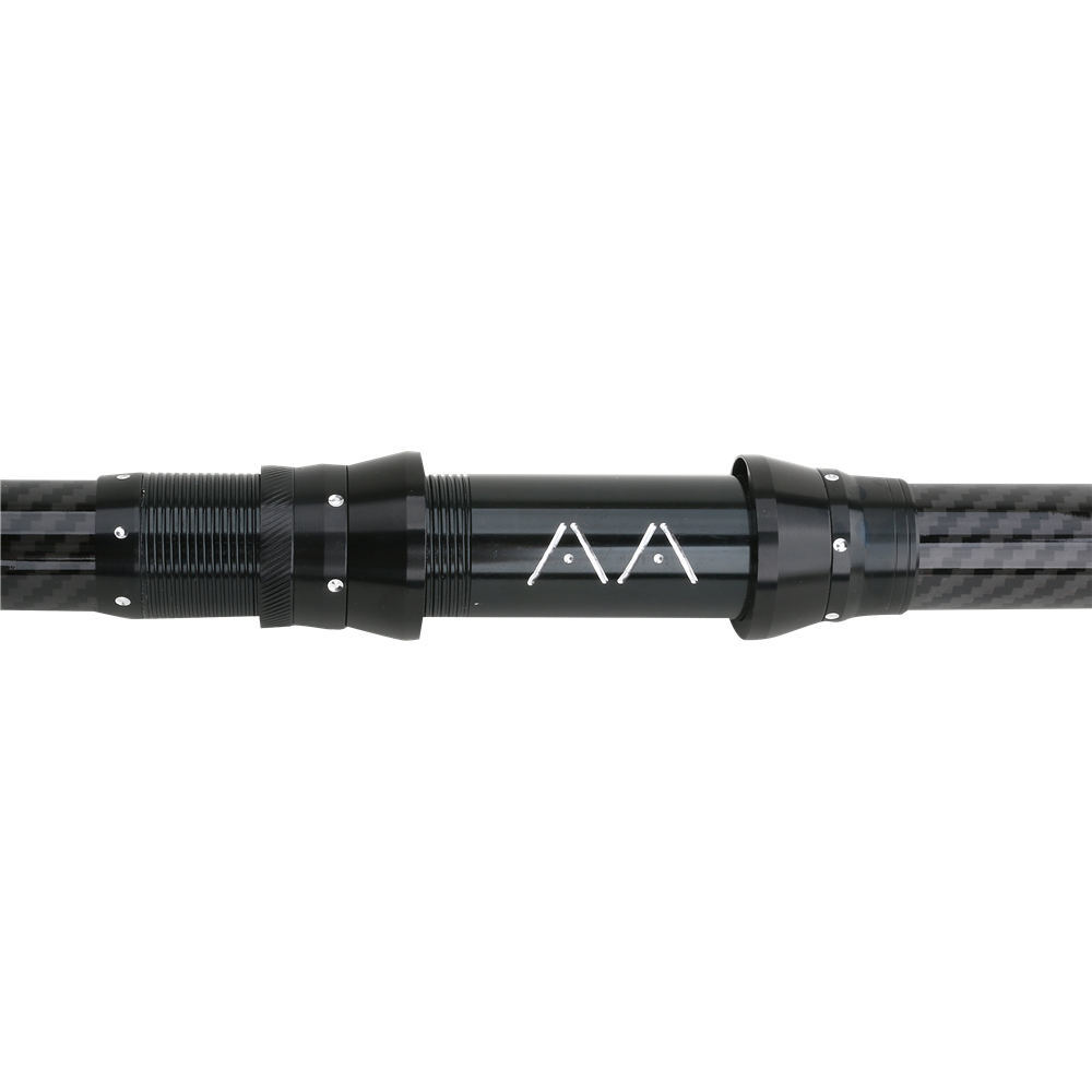 Carbon aluminum alloy fishing rod with line guide rings, professional visual anchor rod