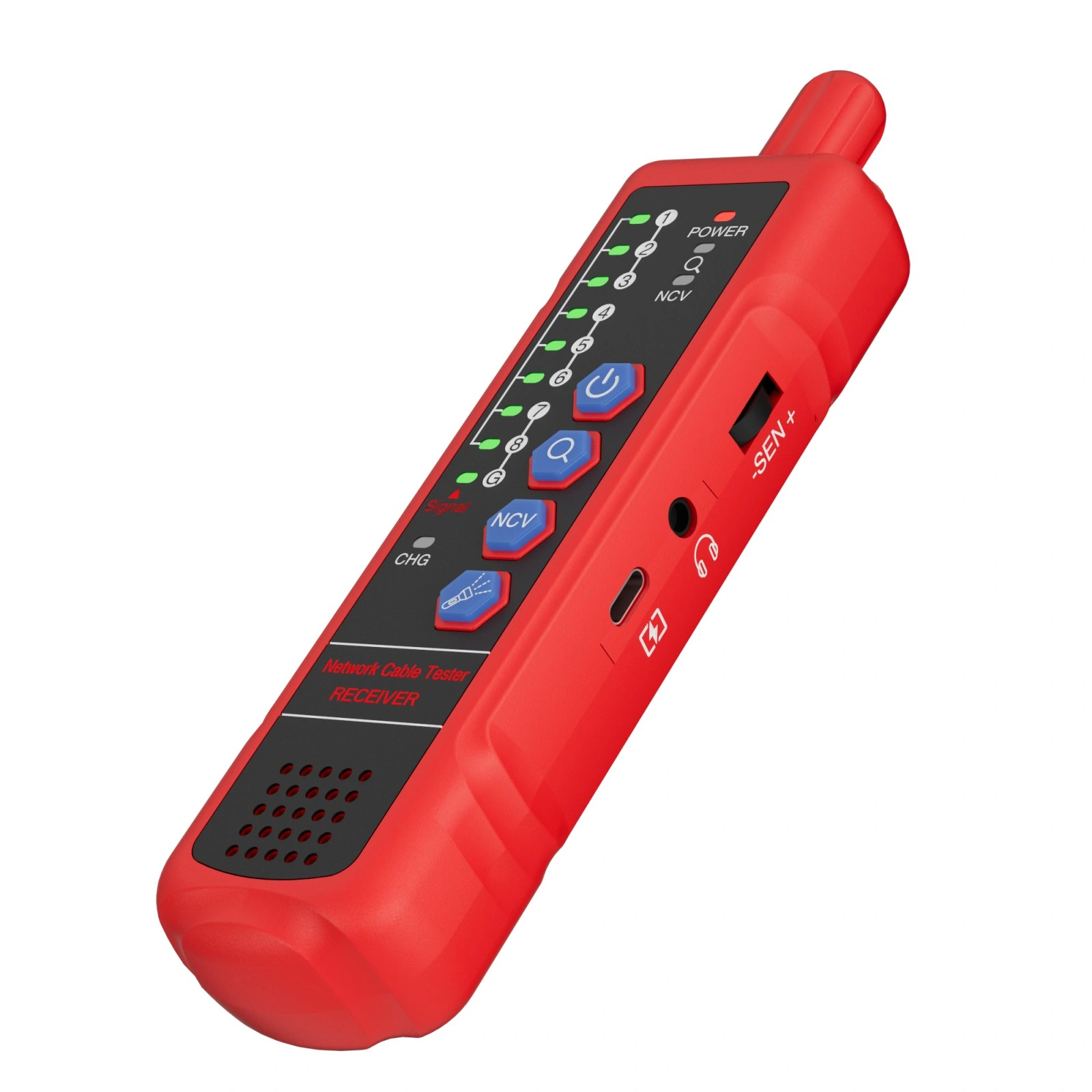 High-Quality Digital Network Cable Tester for RJ11/RJ45, Cat5/Cat6, Telephone Wire Tracking & LAN Network Cable Testing: Accurate Line Finder