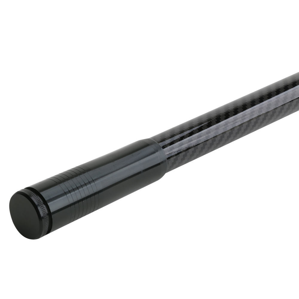 Carbon aluminum alloy fishing rod with line guide rings, professional visual anchor rod