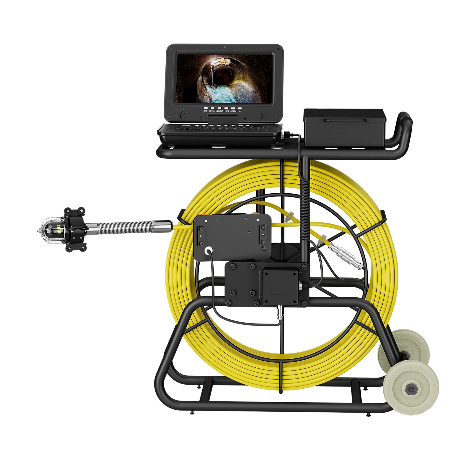 Sewer Pipe Inspection Camera 360 Rotating 10″inch IPS