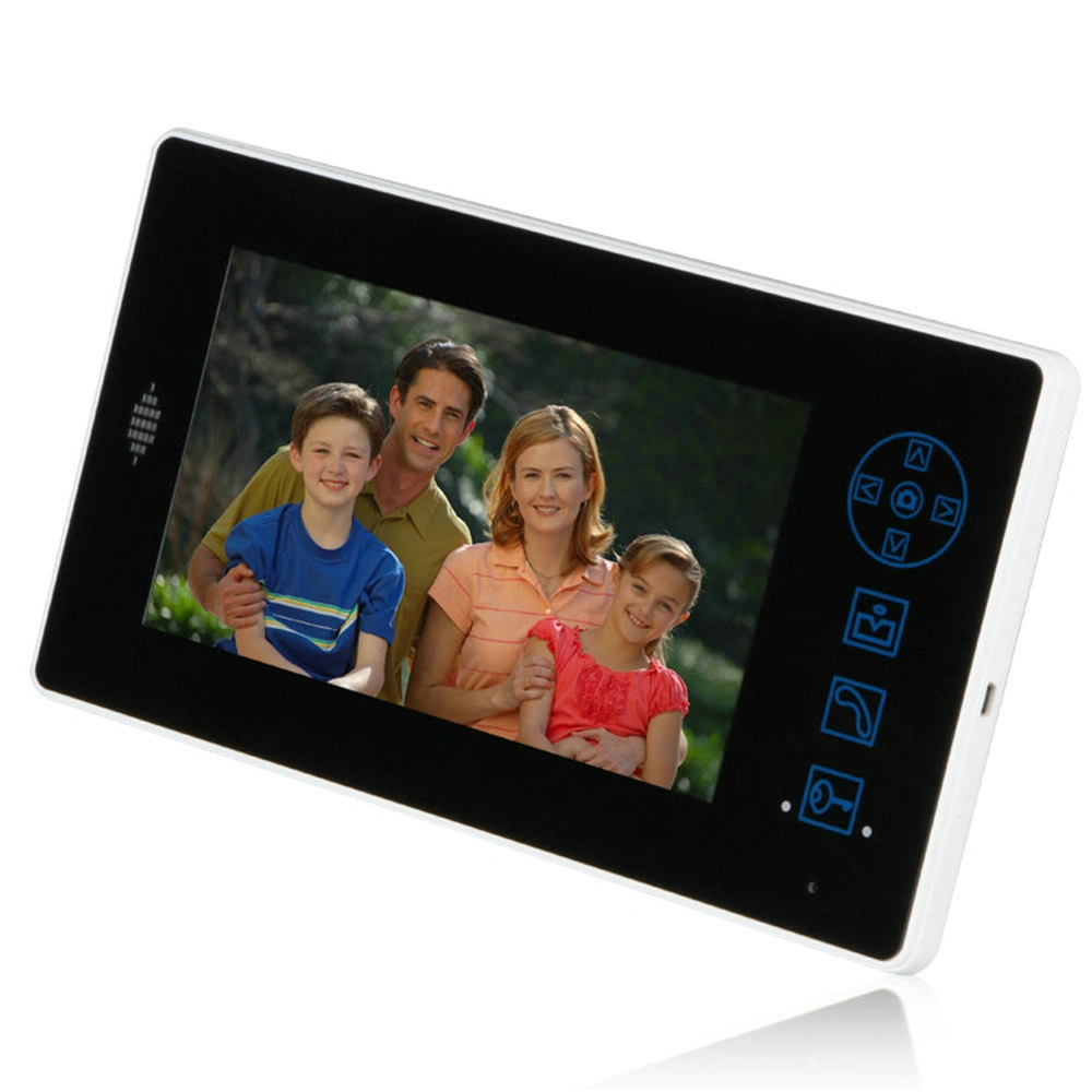 Video Door Bell, 2.4GHz Wireless 7''Touch Key Screen Video Door Phone