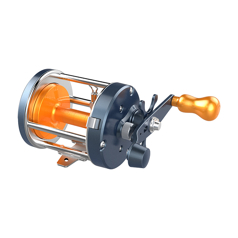 Metal Drum Reel，Metal Visual Anchor Fishing Sea Reel14MM/7MM