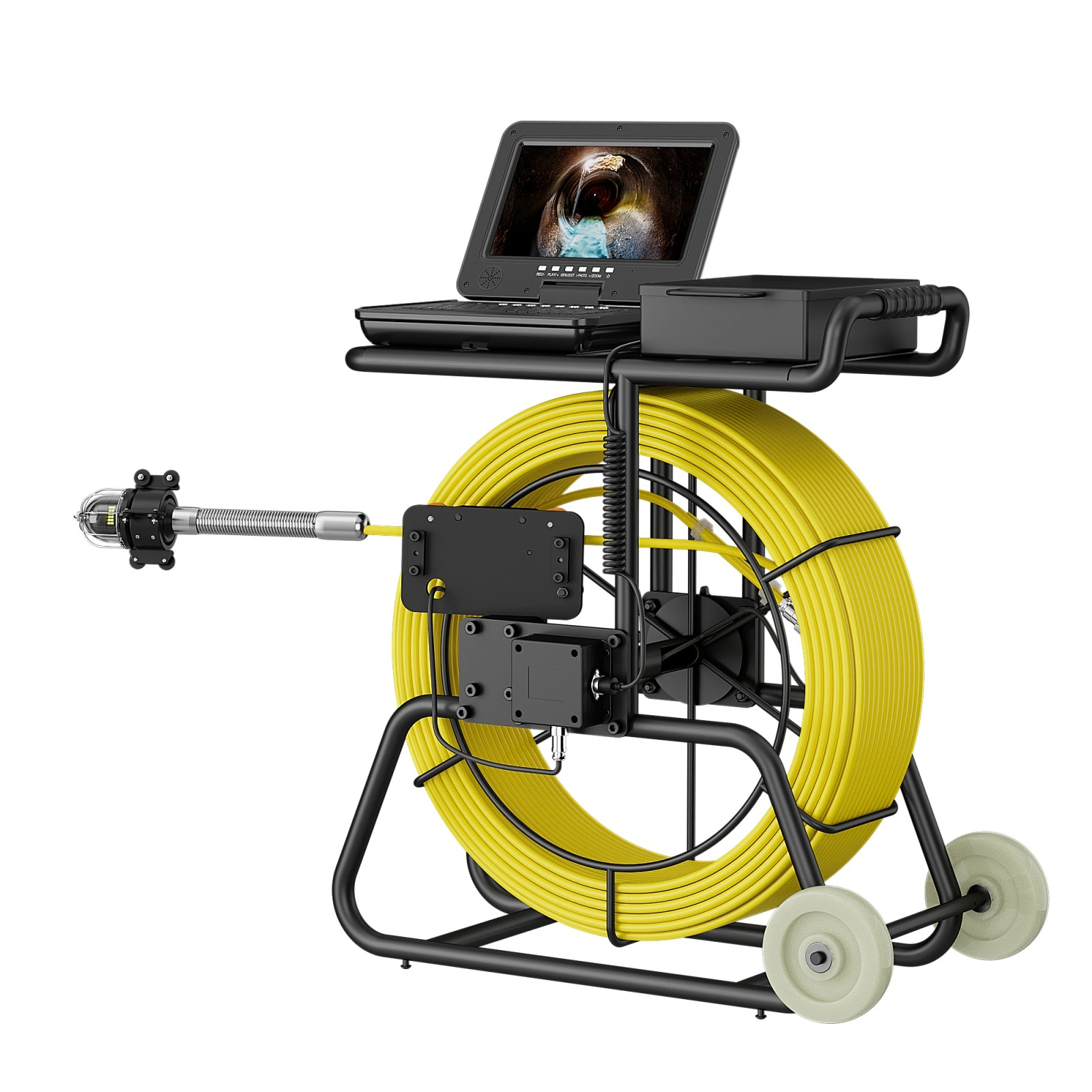 Sewer Pipe Inspection Camera 360 Rotating 10″inch IPS
