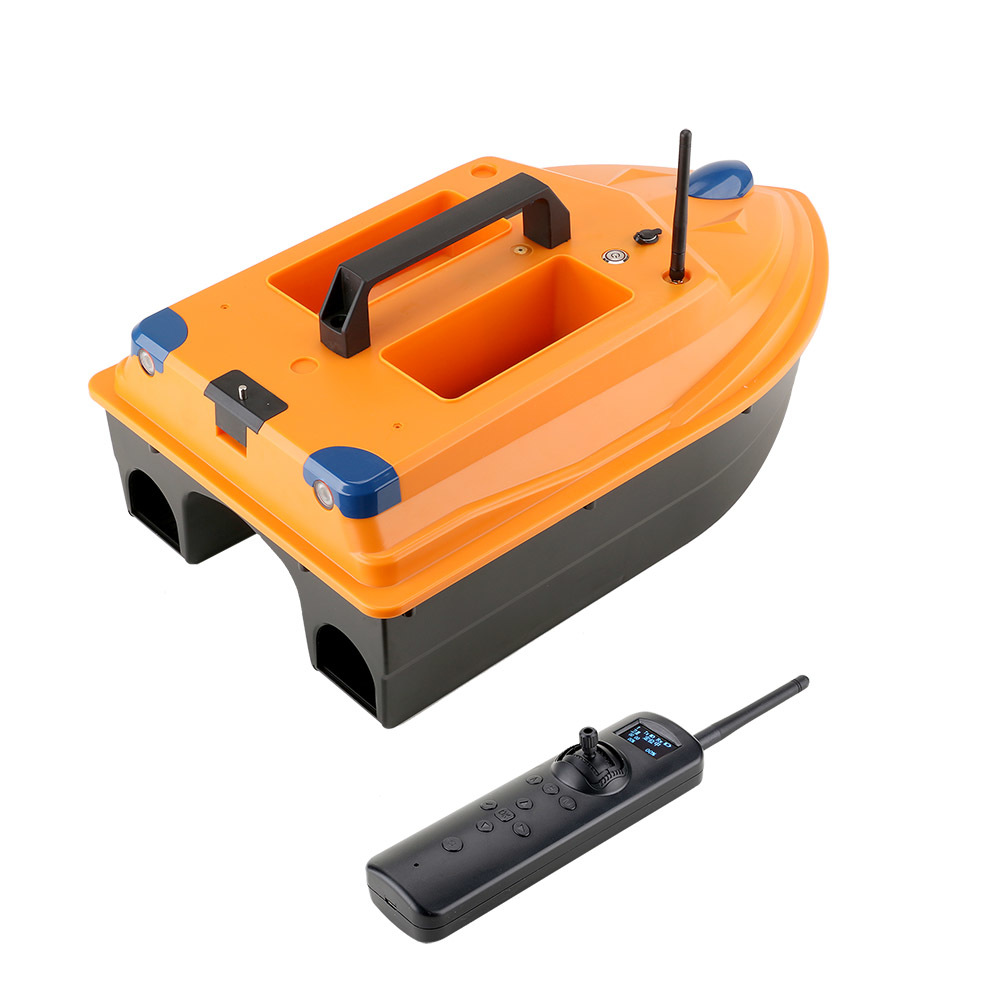 U2B Bait Boat Equipped with Gyroscope, Straight Line Navigation. Wireless Remote Control Range: 500M
