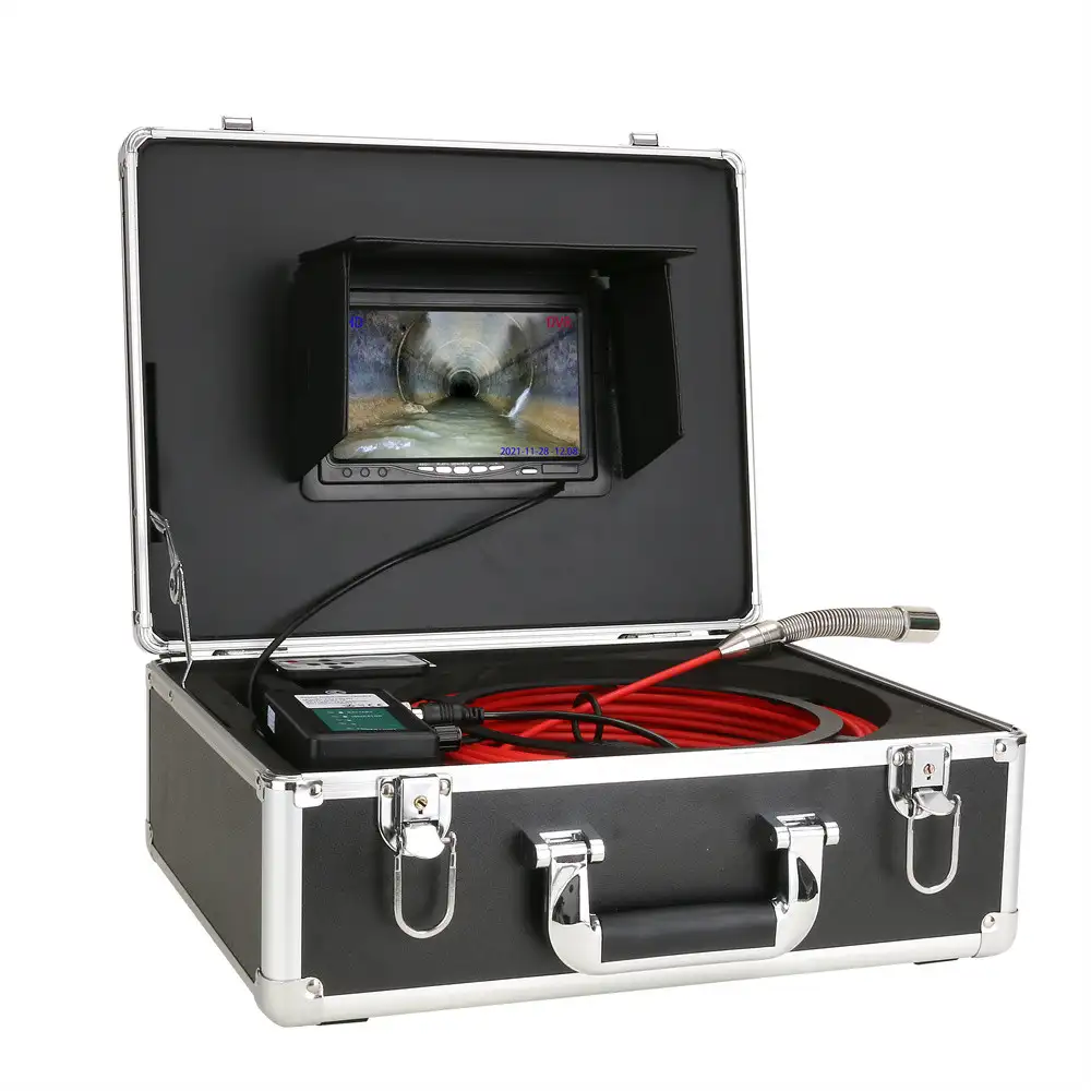 Pipe locator 9 "AHD recording diameter 22mm stainless steel probe, HD 1080P, lens Angle 145 degrees