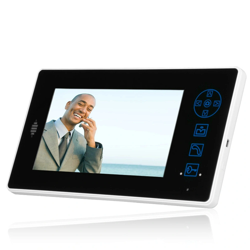 Video Door Bell, 2.4GHz Wireless 7''Touch Key Screen Video Door Phone