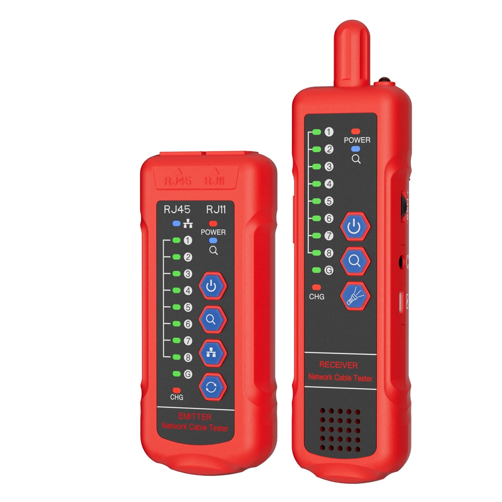 数字网络电缆测试仪高质量 RJ11 RJ45 Cat5 Cat6 电话线追踪器局域网网络电缆测试仪线路查找器