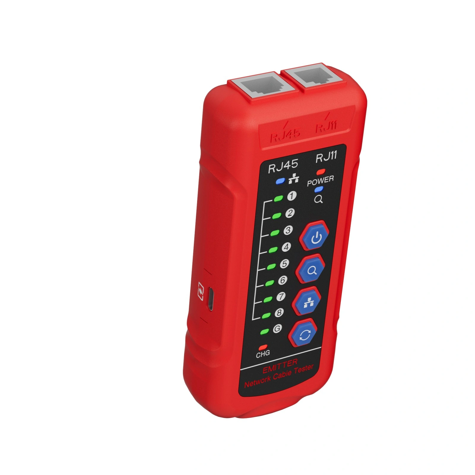 数字网络电缆测试仪高质量 RJ11 RJ45 Cat5 Cat6 电话线追踪器局域网网络电缆测试仪线路查找器