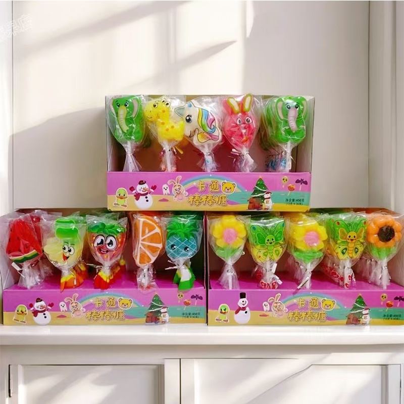 Cute animal hard lollipop