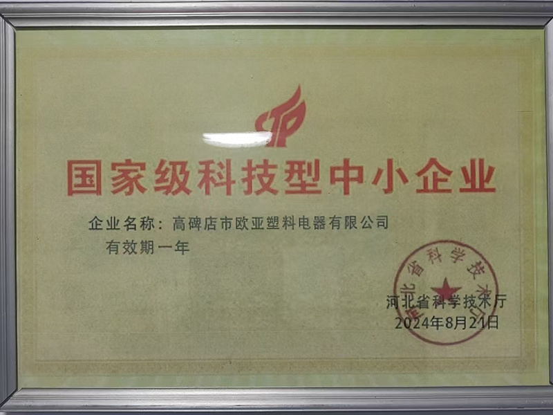 国家级科技型中小企业 国家级科技型中小企业