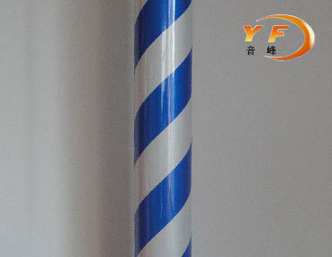 YF2100-雙色膜-黃黑20cm間距-斜條紋