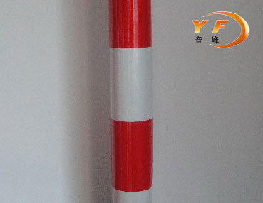 YF2100-雙色電信膜-15cm間距-3黃3白豎條紋
