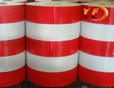 YF2100-雙色膜-3紅2白-10cm間距反光膜