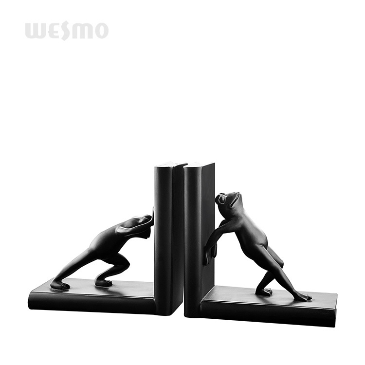 Resin Frog book ends sets Tabletop Statue Figurine resin