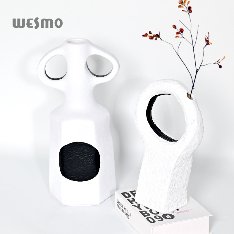 Nordic Simple Style Table Combination Resin Minimalism Vase Decoration
