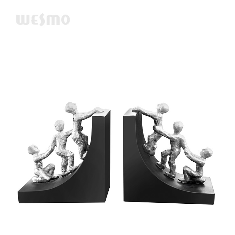 Manufacturer Supply Resin Crafts Ornaments Home Decoration Bookends Set Tabletop Statue