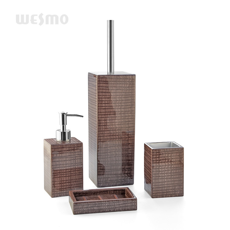 Factory wholesale polyresin bathroom accessory hand sanitizer dispenser soap dispenser