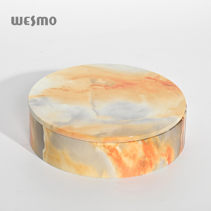 Bathroom Accessories Resin Marble Organizer 