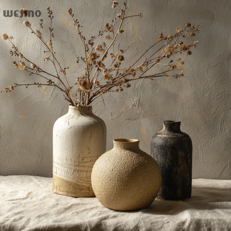 Earthbound Grace – Artisan Ceramic Vase Collection