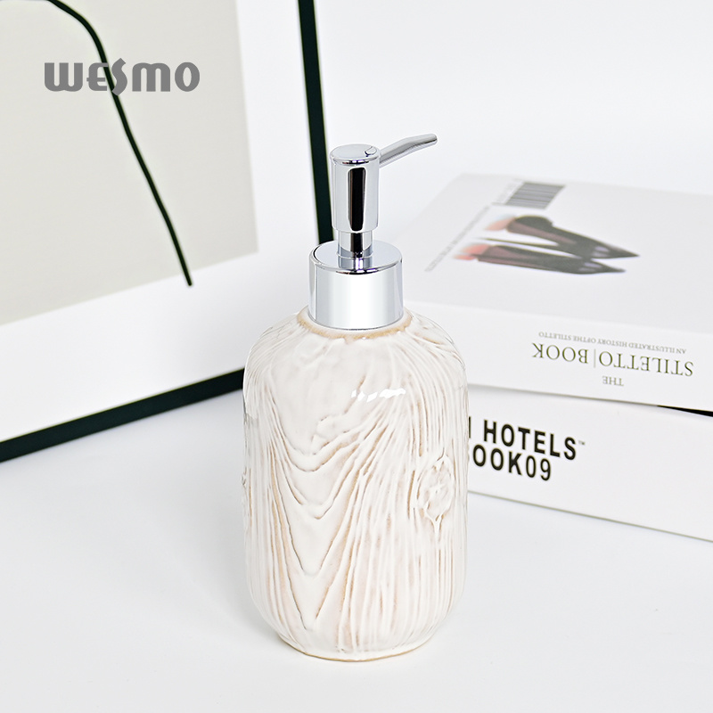 Modern Bathroom Decor Luxury Lotion Bottle Foam Hand Soap Dispenser Ceramic Bathroom Accessories