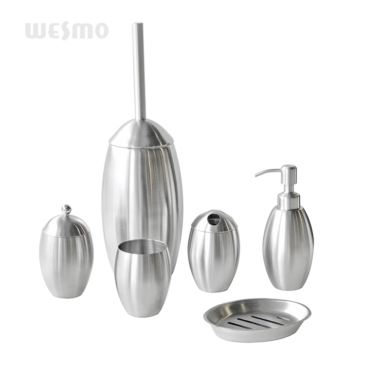 Washroom accessories stainless steel bathroom accessories set toilet soap set 
