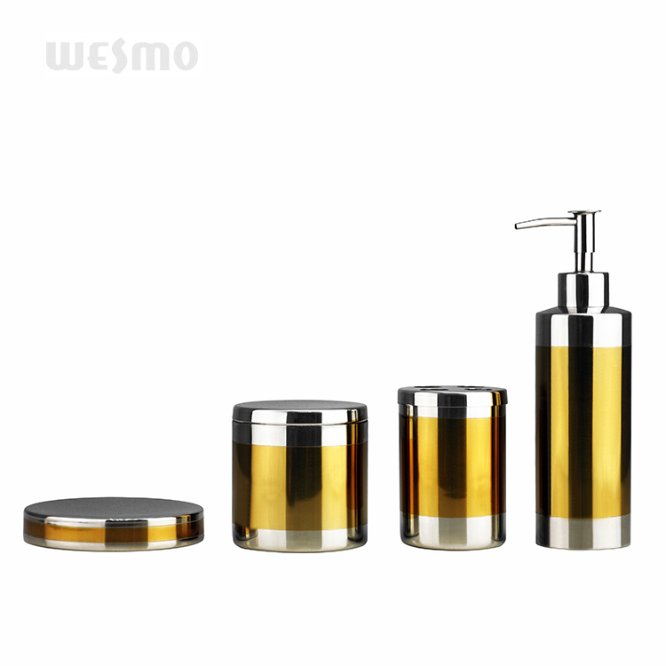Fashion custom stainless steel bathroom accessories set  luxury