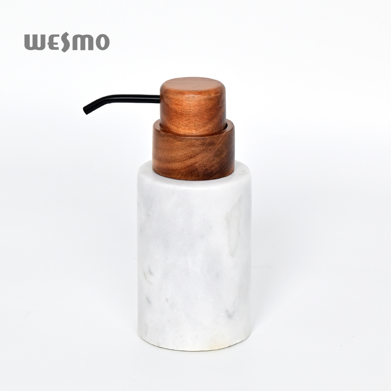 Modern Bathroom Decor Luxury Lotion Bottle Marble Bathroom Accessories Foam Hand Soap Dispenser