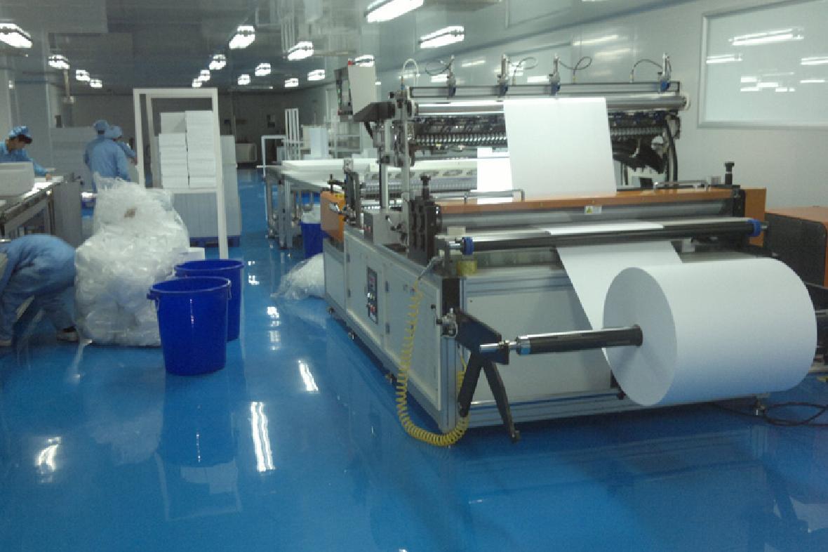 High efficiency filter production area2