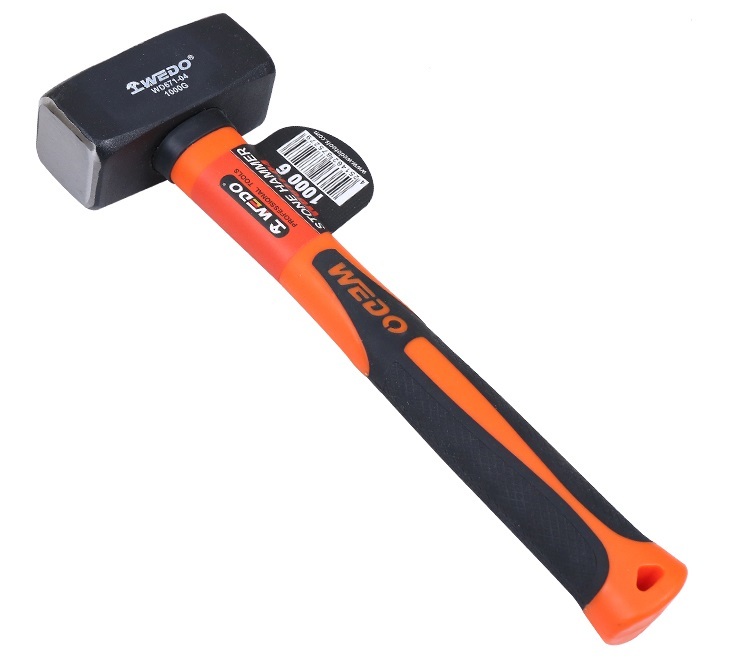 German Type Stoning Hammer with Plastic Coating Handle