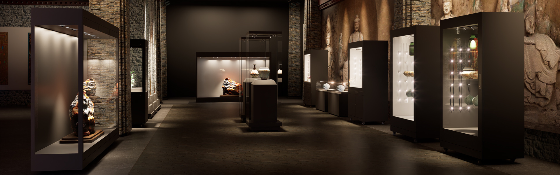 矿物展示柜