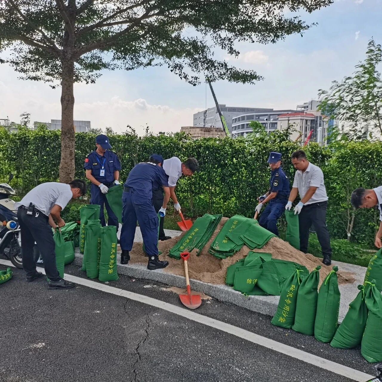 澳投指示產業園全面落實颱風防禦措施