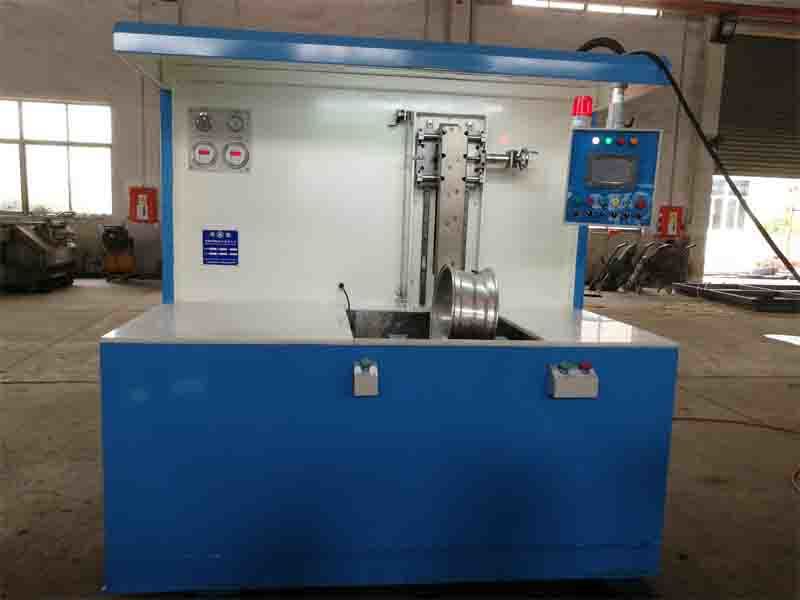 Horizontal leakage test machine