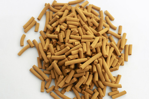 Iron oxide desulfurizer