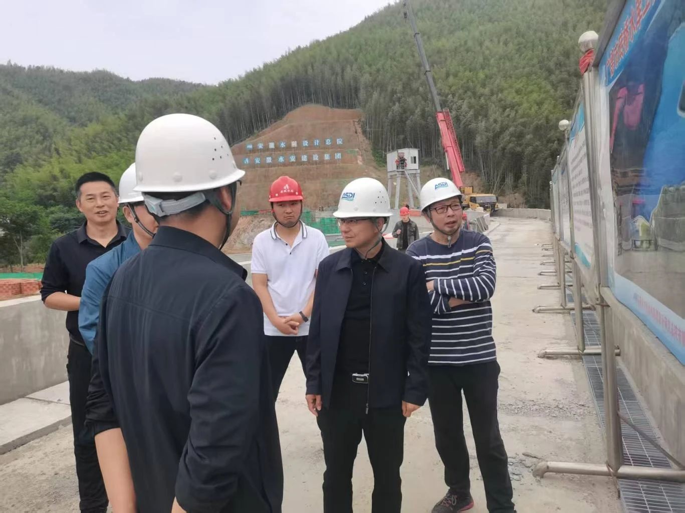 市领导赴砖桥水库建设项目现场调研
