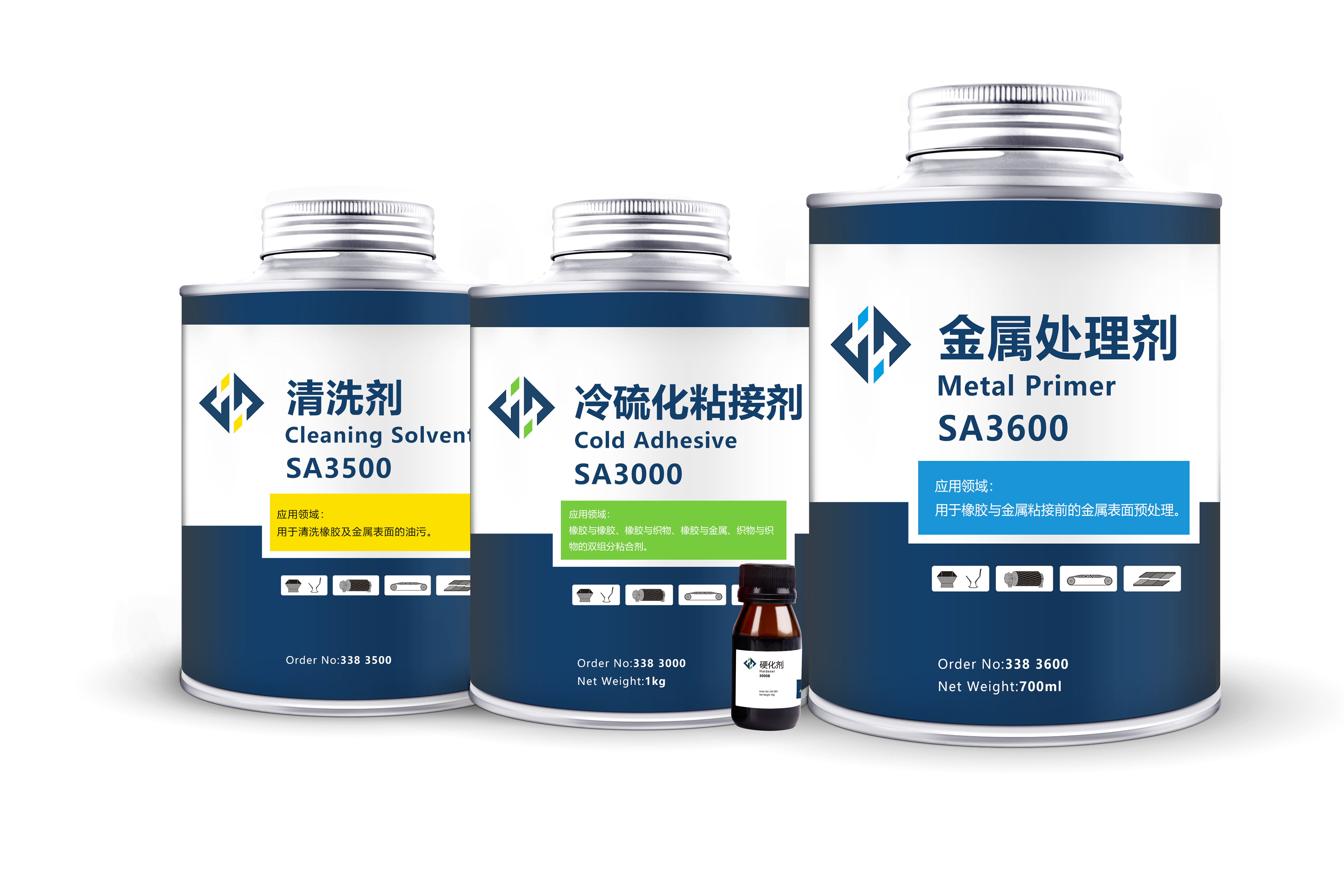 Special adhesive for treating metal surfaces SA3600