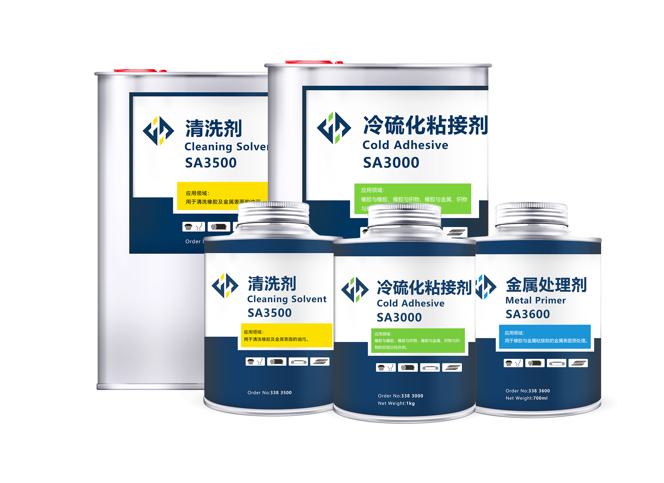 Special adhesive for treating metal surfaces SA3600