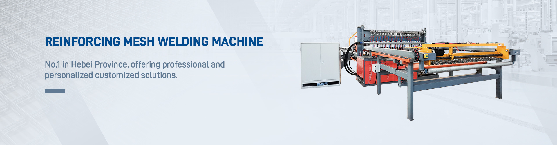 Reinforcing mesh welding machine