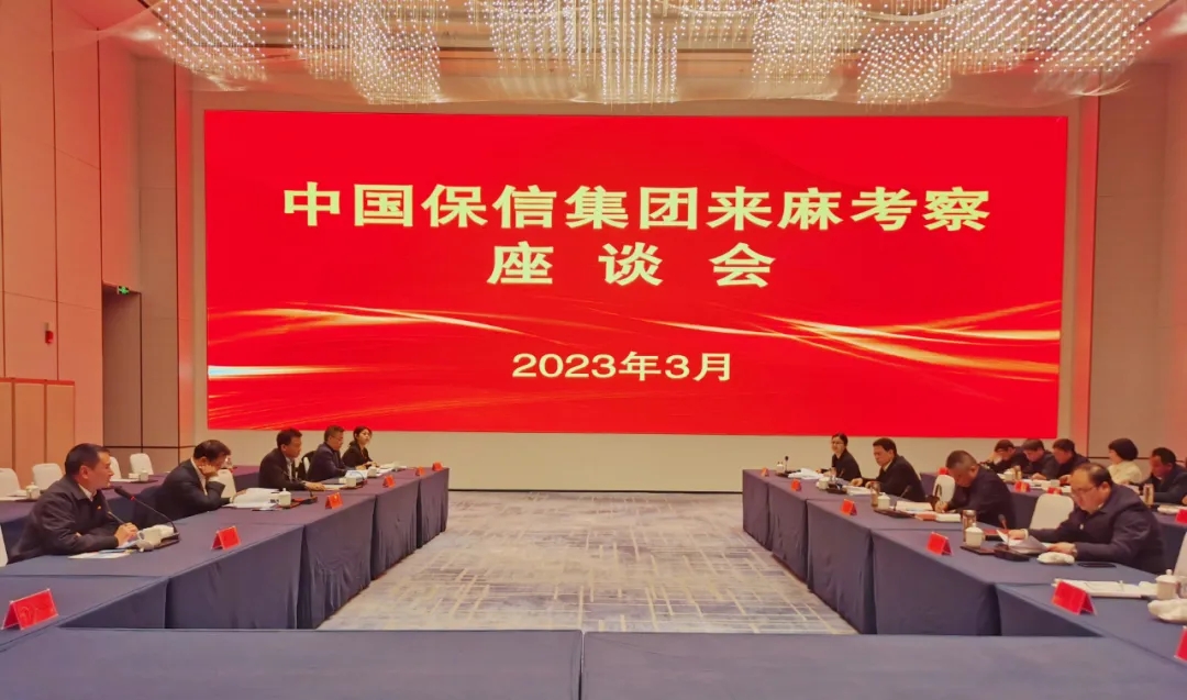 为麻城挺进百强助力赋能 中国保信集团姚义纯总裁一行赴麻城考察交流