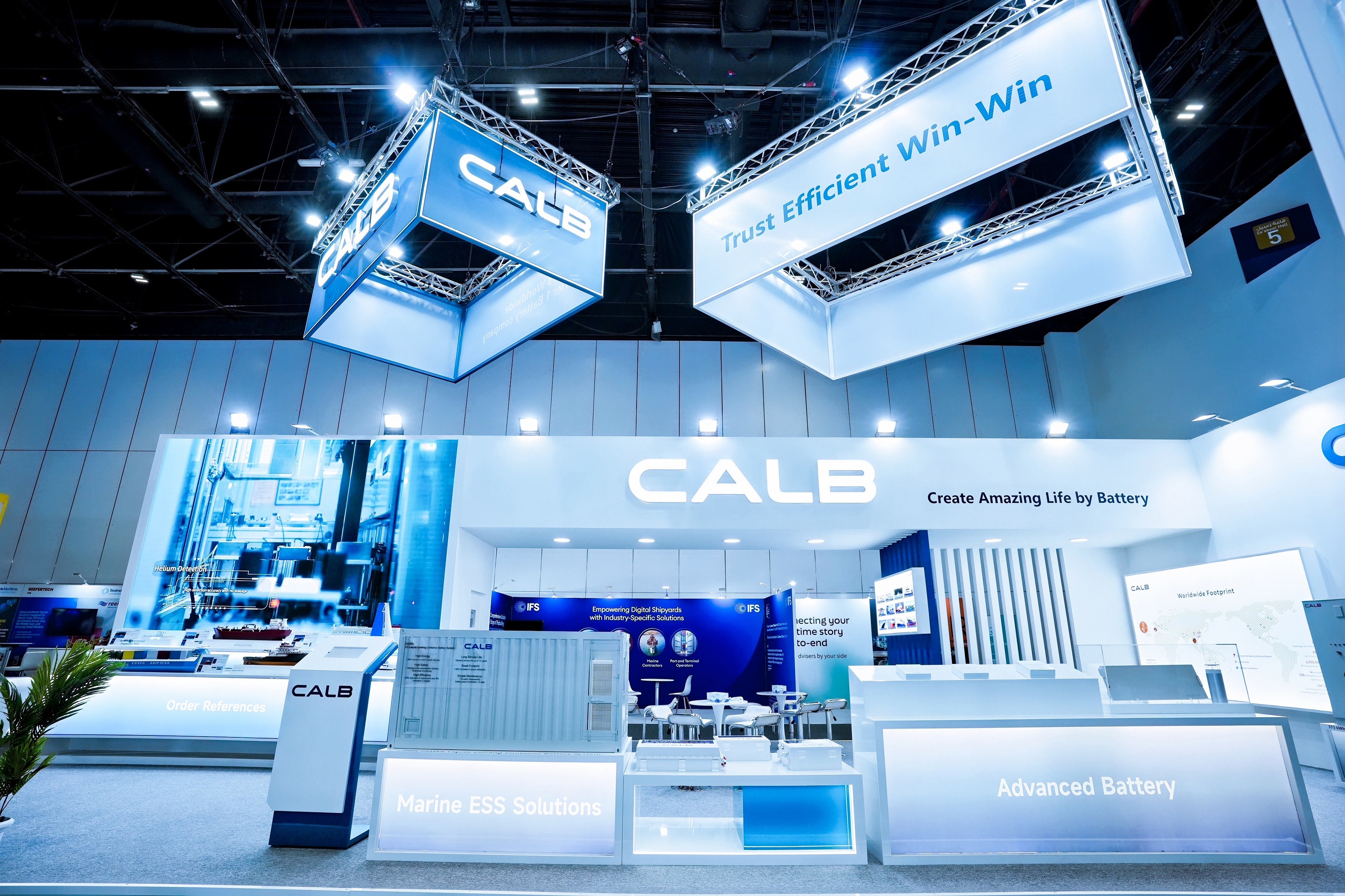 CALB Marine Total Solution Showcased at Dubai Maritime Exhibition