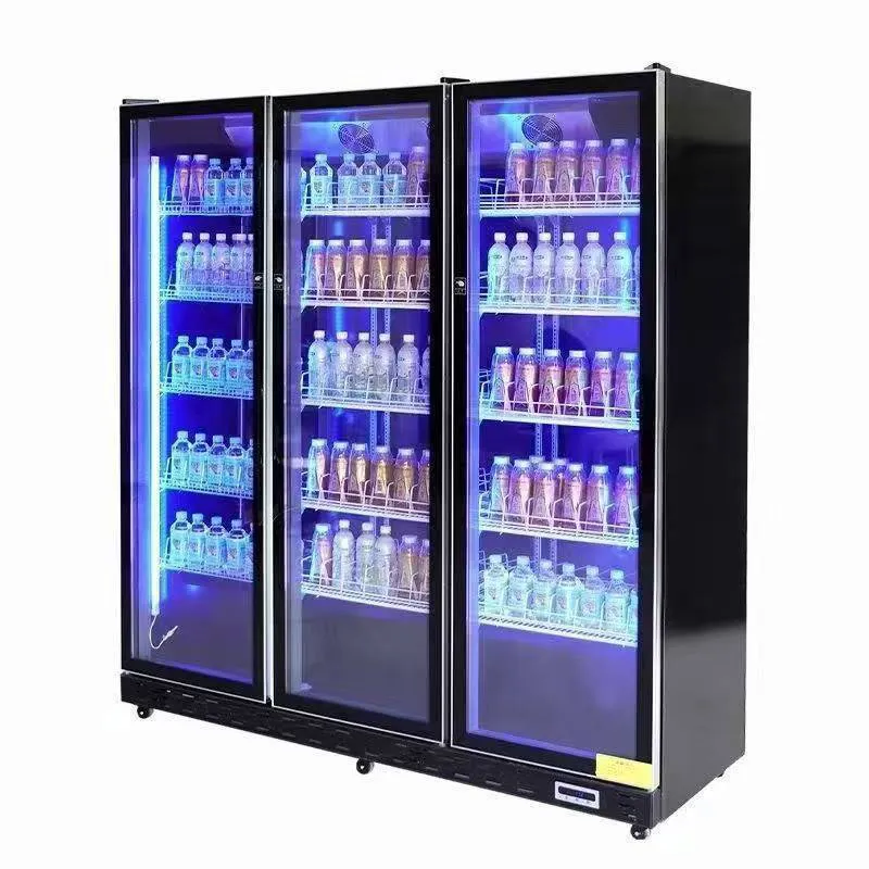 商超三门酒水展示柜