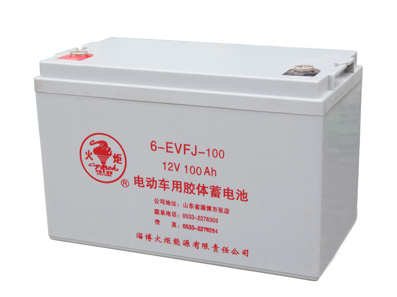 6-EVFJ-100 電動(dòng)車用膠體蓄電池