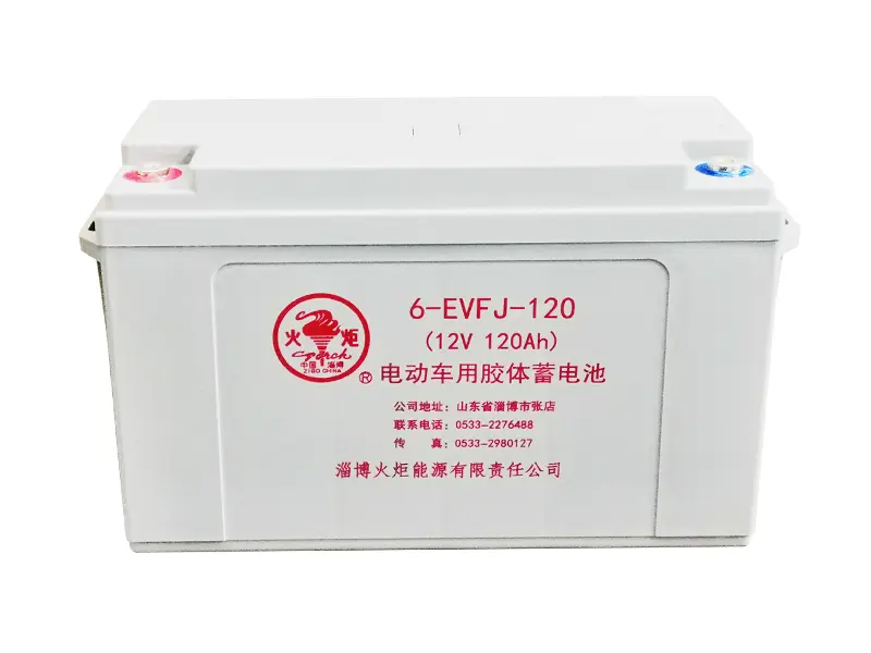 6-EVFJ-120 电动车用胶体蓄电池